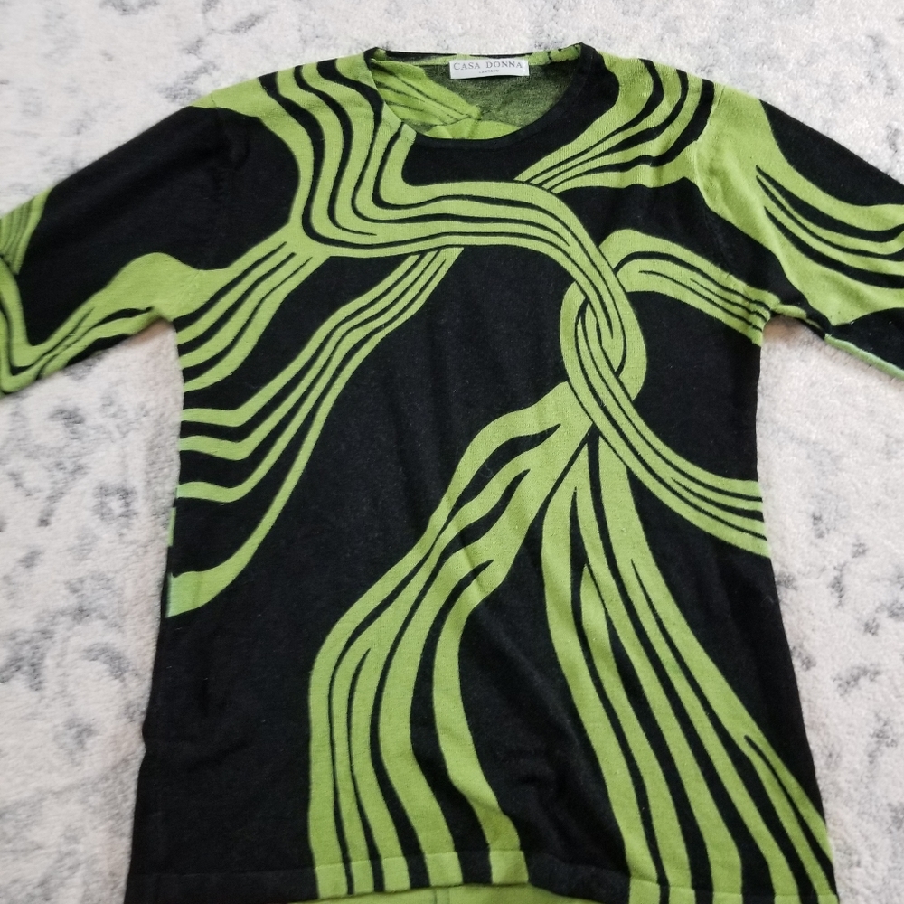 Casa Donna Vintage Knit Blouse